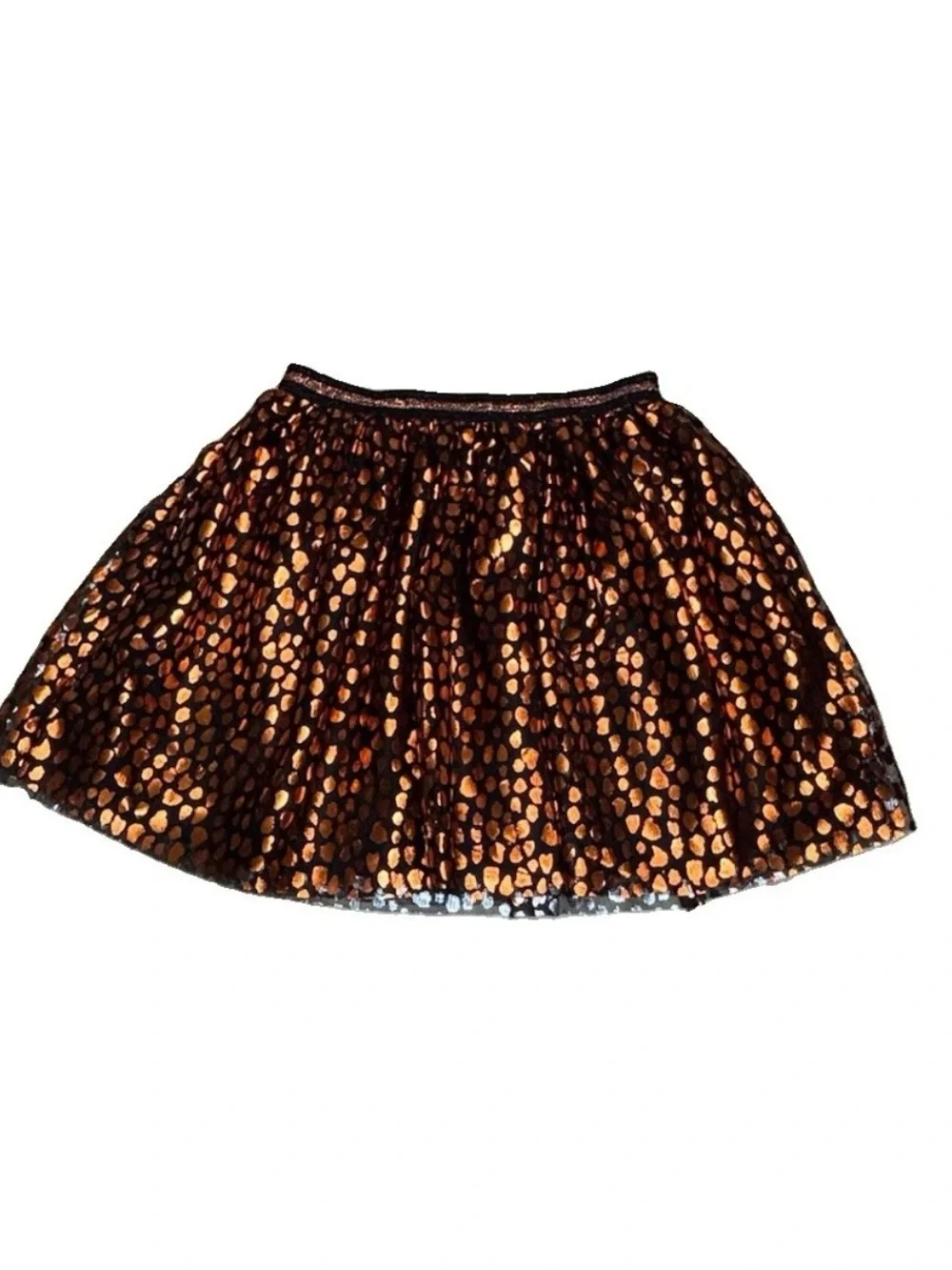 Way To Celebrate Halloween Spooky  Tutu Set Girls M 7/8 Graphic Tee Skirt NWT